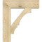 Ekena Millwork Balboa Block Rough Sawn Bracket w/ Offset Brace, Douglas Fir, 8"W x 28"D x 32"H BKT0806X28X32BOA05RDF - alternate 4